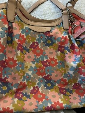 Coach floral Peyton bag